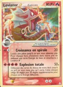 Carte Pokémon Leviator ☆ δ 102 EX Fantômes Holon