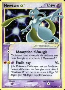 Carte Pokemon Mewtwo ☆ 103/110 EX Fantômes Holon