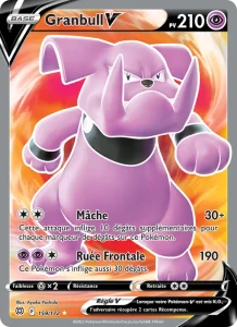 Carte Pokemon Granbull V 159/172 Stars Étincelantes