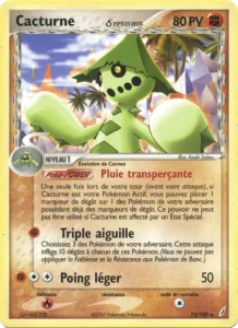 Carte Pokemon Cacturne δ 15/100 EX Gardiens de Cristal