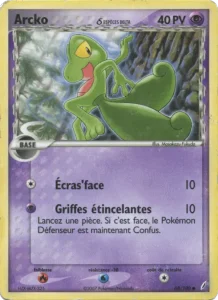 Carte Pokemon Arcko δ 68/100 EX Gardiens de Cristal