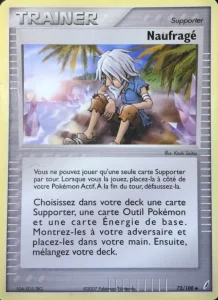 Carte Pokemon Naufragé 72/100 EX Gardiens de Cristal