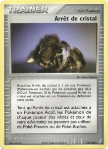 Carte Pokemon Arrêt de cristal 74/100 EX Gardiens de Cristal