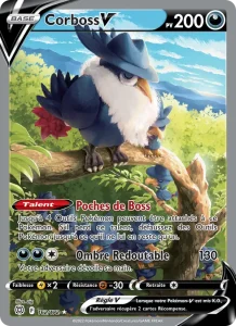 Carte Pokemon Corboss V 162/172 Stars Étincelantes