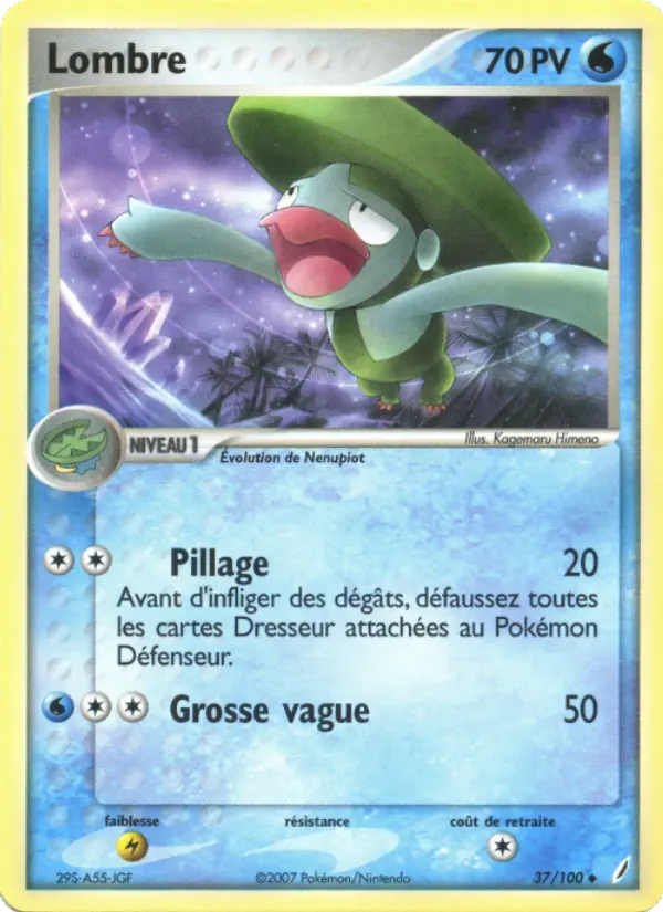 Scan HD carte Pokémon Lombre 37/100 — EX Gardiens de Cristal