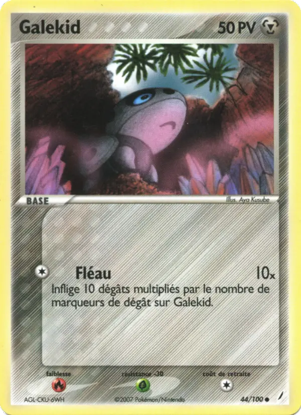 Scan HD carte Pokémon Galekid 44/100 — EX Gardiens de Cristal