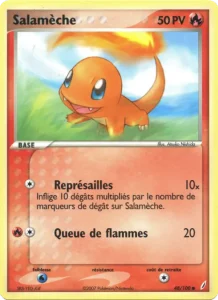 Carte Pokemon Salamèche 48/100 EX Gardiens de Cristal