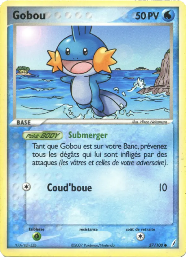 Scan HD carte Pokémon Gobou 57/100 — EX Gardiens de Cristal