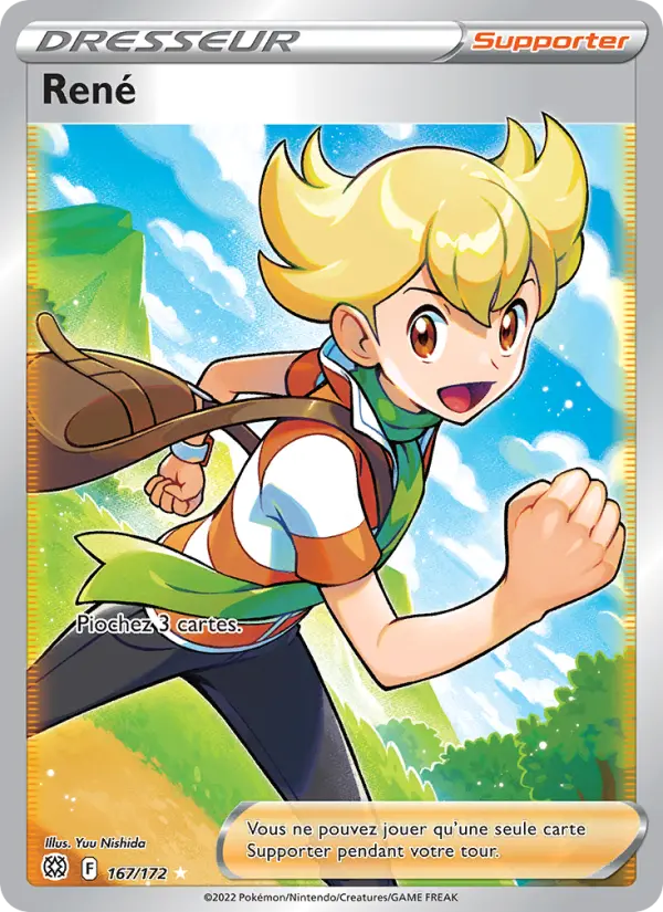 Scan HD carte Pokémon René 167/172 — Stars Étincelantes