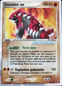 Groudon ex 93 — EX Gardiens de Cristal