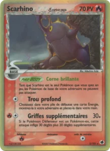 Carte Pokémon Scarhino δ 3/101