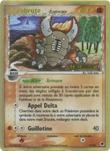 Carte Pokemon Scarabrute δ 9/101 EX Île des Dragons
