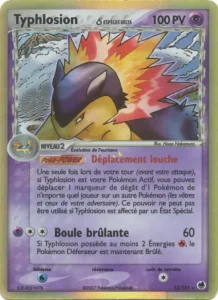 Carte Pokemon Typhlosion δ 12/101 EX Île des Dragons