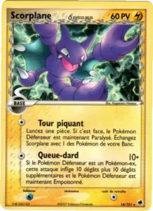 Carte Pokemon Scorplane δ 16/101 EX Île des Dragons