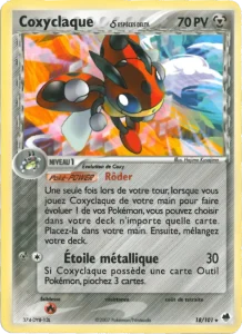 Carte Pokemon Coxyclaque δ 18/101 EX Île des Dragons