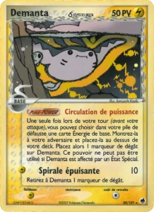 Carte Pokemon Demanta δ 20/101 EX Île des Dragons