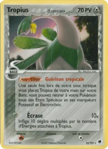 Carte Pokemon Tropius δ 23/101 EX Île des Dragons