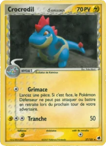 Carte Pokemon Crocrodil δ 27/101 EX Île des Dragons