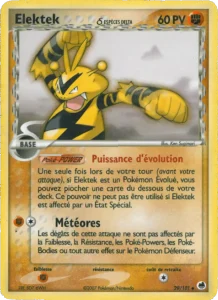 Carte Pokemon Elektek δ 29/101 EX Île des Dragons