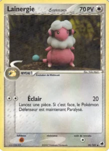 Carte Pokemon Lainergie δ 30/101 EX Île des Dragons