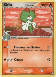 Carte Pokemon Kirlia δ 33/101 EX Île des Dragons