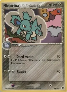 Carte Pokemon Nidorina δ 34/101 EX Île des Dragons