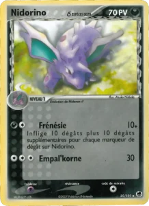 Carte Pokemon Nidorino δ 35/101 EX Île des Dragons