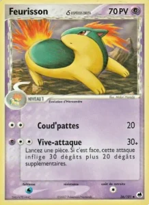 Carte Pokemon Feurisson δ 36/101 EX Île des Dragons