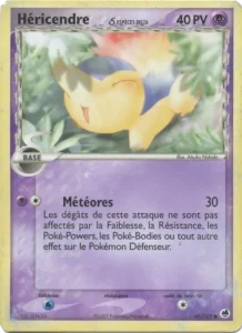 Carte Pokemon Héricendre δ 45/101 EX Île des Dragons