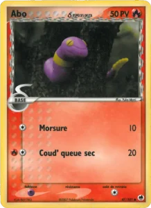 Carte Pokemon Abo δ 47/101 EX Île des Dragons