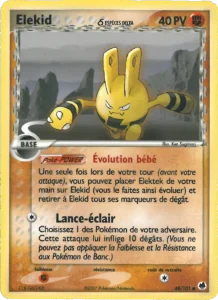 Carte Pokemon Elekid δ 48/101 EX Île des Dragons