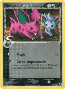 Carte Pokemon Nidoran ♂ δ 57/101 EX Île des Dragons