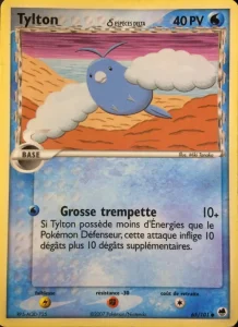 Carte Pokemon Tylton δ 65/101 EX Île des Dragons