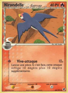 Carte Pokemon Nirondelle δ 66/101 EX Île des Dragons