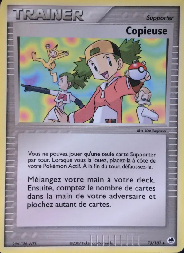 Scan HD carte Pokémon Copieuse 73/101 — EX Île des Dragons