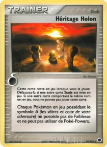 Carte Pokemon Héritage Holon 74/101 EX Île des Dragons