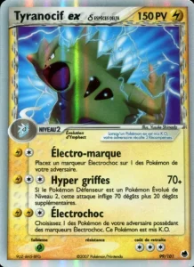 Carte Pokemon Tyranocif ex δ 99/101 EX Île des Dragons