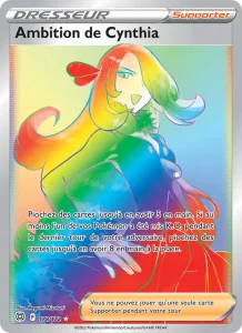 Carte Pokemon Ambition de Cynthia 178/172 Stars Étincelantes