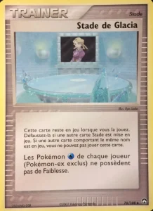 Carte Pokemon Stade de Glacia 76/108 EX Gardiens du Pouvoir