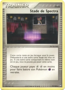 Carte Pokemon Stade de Spectra 79/108 EX Gardiens du Pouvoir