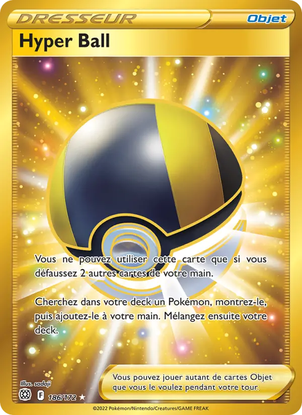Scan HD carte Pokémon Hyper Ball 186/172 — Stars Étincelantes