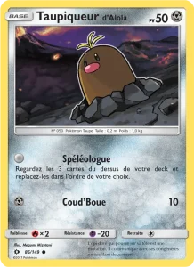 Taupiqueur d’Alola 86 — Soleil et Lune