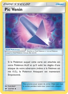 Carte Pokemon Pic Venin 124/149 Soleil et Lune