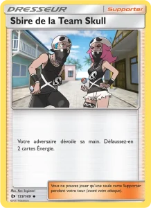 Carte Pokemon Sbire de la Team Skull 133/149 Soleil et Lune