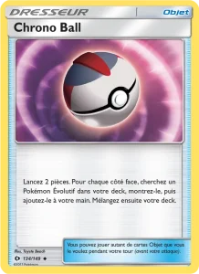Carte Pokemon Chrono Ball 134/149 Soleil et Lune