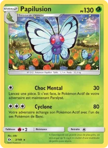 Carte Pokémon Papilusion 3/149