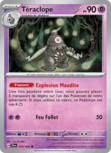 Carte Pokemon Téraclope 019/64 Fable Nébuleuse
