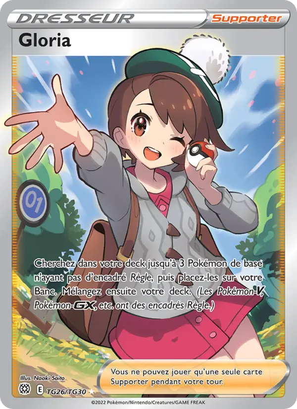 Scan HD carte Pokémon Gloria TG26/172 — Stars Étincelantes