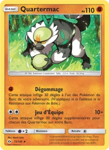 Carte Pokemon Quartermac 73/149 Soleil et Lune