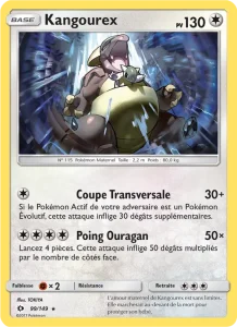 Carte Pokemon Kangourex 99/149 Soleil et Lune